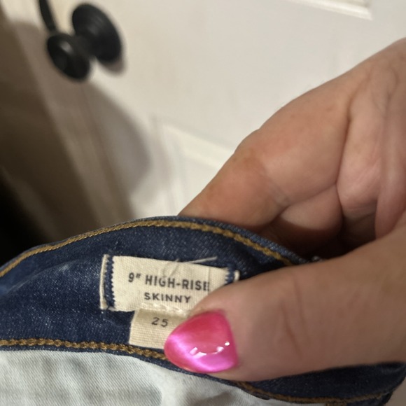 Madewell Jeans 10" High Rise Skinny Jeans Womens Size 25 Ladies blue denim - Picture 4 of 4